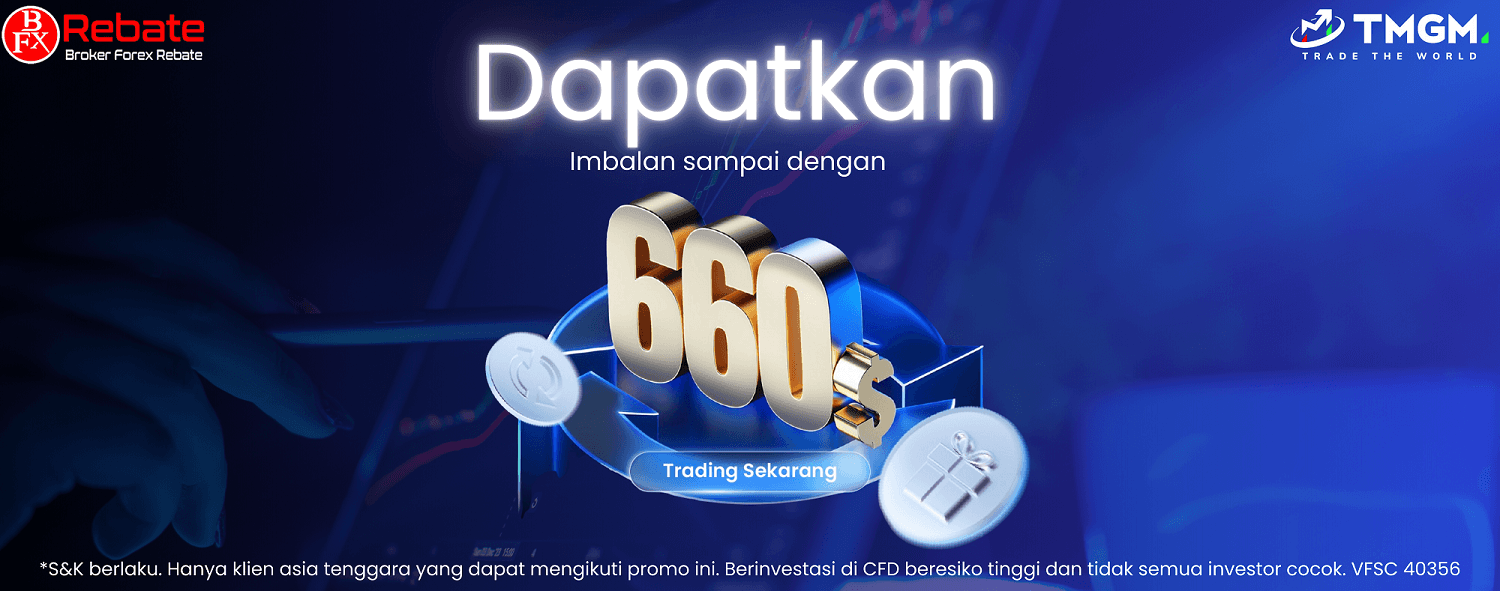 TMGM 2026 Promosi Cashback $660